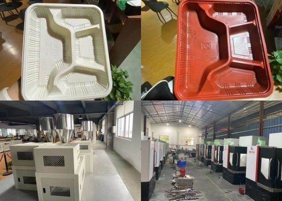 Máy tạo vỉ Pvc Dây chuyền sản xuất bộ đồ ăn có thể phân hủy sinh học